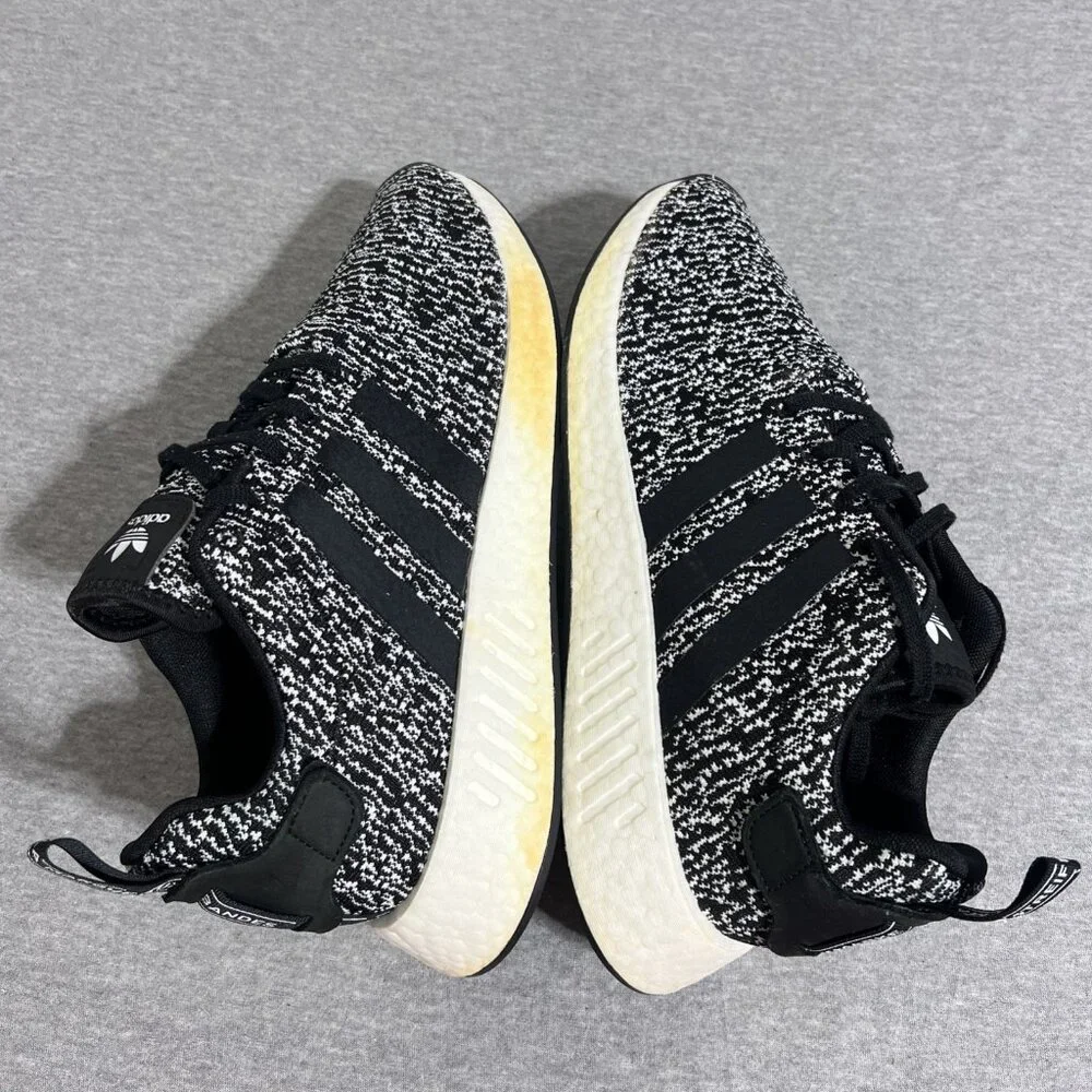 Adidas NMD R2‎ Oreo Running Shoes Mens Size 12 Sneakers B22631